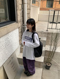 [unisex] Missy Printing Over Long Sleeve Tee