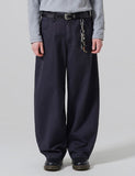 Curved Washed Pants