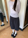 Yubiti Strap Bermuda Capri Pants