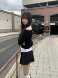 Lenon Pintuck Mini Pleated Skirt