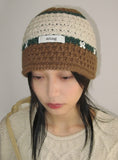 RIBBON KNITTING BUCKET HAT