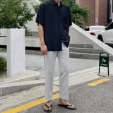 Lett Linen Overfit Short Sleeve Shirt