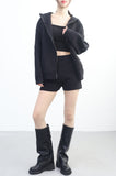 Celine hooded sweatshirt + shorts set