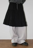 TIERED COTTON SKIRT
