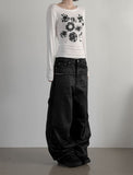 Press Flower Boat Neck Tee