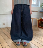 Pelion Roll-Up Raw Denim Pants