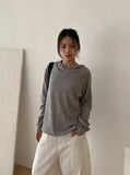 Burhit Unbalance Ribbed Hoodie