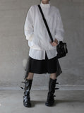 Two-bead check scarf pants