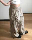 Shopper Nylon String Wide Two Way Pants