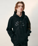 Check Border Logo Hoodie