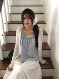 Hyoma V-neck Button Basic Knit Cardigan