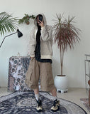 DEFENER Dyeing Bermuda Cargo Pants