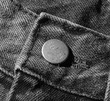 Mist Balloon Wide Denim Pants