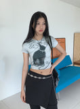 Kembo Bohemian Metal Silver Belt