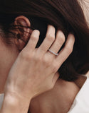 [SET] Essence Silver 2.5MM Tennis Ring Set