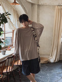 Mito Linen See-through Long Sleeve