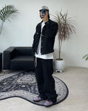 Cade semi-wide denim pants