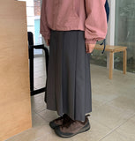 Nokt Pleated Long Skirt