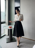 Moen frill lace blouse