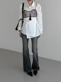 Robelli Two-Way Wrap Cotton Shirt