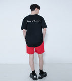[APRIL] Drawing Heart Back Logo Short Sleeve Tee