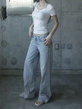 Rose Low Straight Denim