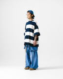 [AG] Broad Stripe Half Tee