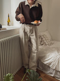 Clay collar long sleeve t-shirt