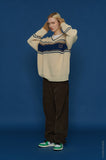 COMME V NECK SWEATER