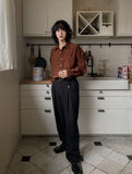 Pound Flare Wide Slacks