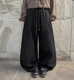 Elkaton Pintuck Banding Cotton Wide Pants