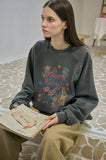 Happy Callie Raglan Pigment Sweatshirt