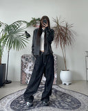 Carter's embroidered denim pants