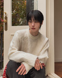 Polup Wool Slit Button Knit