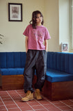 Heart Bear Pigment Crop Short Sleeve Tee