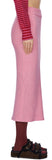 Bring knit long skirt