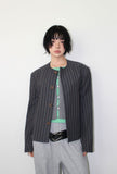 LINEN STRIPE JACKET