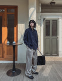 Woobin Two Tuck Wide Slacks