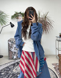 Diede Two Way Hooded Zip-Up
