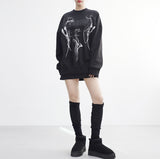 Smoke Printed Sweatshirt