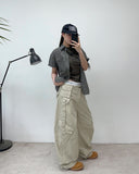 Luati Crop Check Shirt