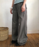 Daron Vintage Washed Low Bootcut Pants