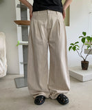 Neoki Color Stripe Wide Cotton Pants