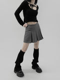 Chelf Pleated Mini Skirt