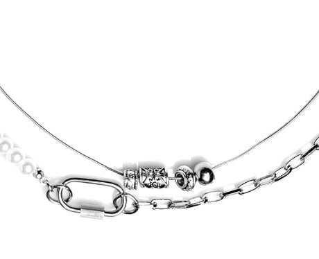 【U LAN】23FW★ [LAN ARCHIVE] 018 layered pearl necklace U LAN (ユーラン) - [LANARCHIVE]018エリーレイヤードパール