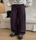 Bantree pin tuck line banding pants