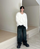 Mohair Vneck knit