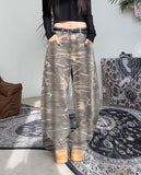 Feren Camo Curved Pants