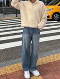 Sand Brush Denim Pants