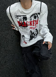 MADE Metal Printing Long Sleeve Loose Fit Tee